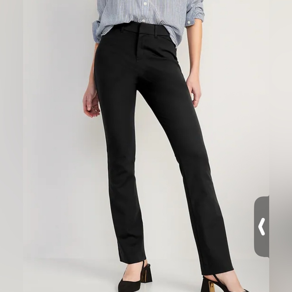 Old navy women’s high rise flare black pants